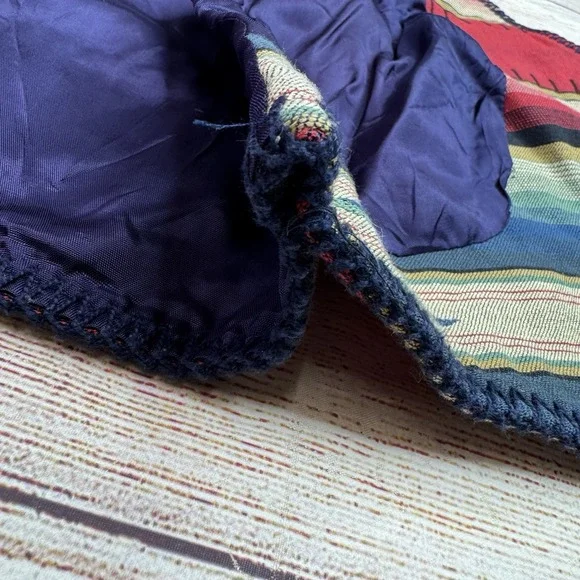 Vintage‎ RoughRider Circle T Vest Womens M/L SouthWestern Striped Concho Button - Picture 11 of 16